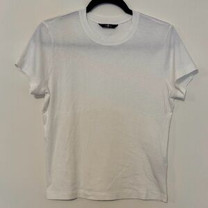 7 for All Mankind Cream Baby Tee